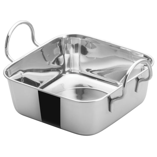 Mini Roasting Pan, Stainless Steel - 4-1/2" Square