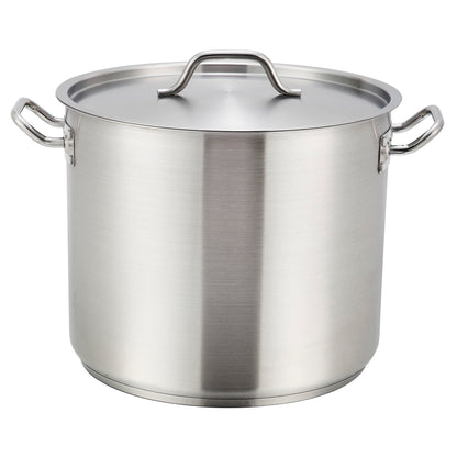 Stainless Steel Stock Pot with Cover - 12 Quart