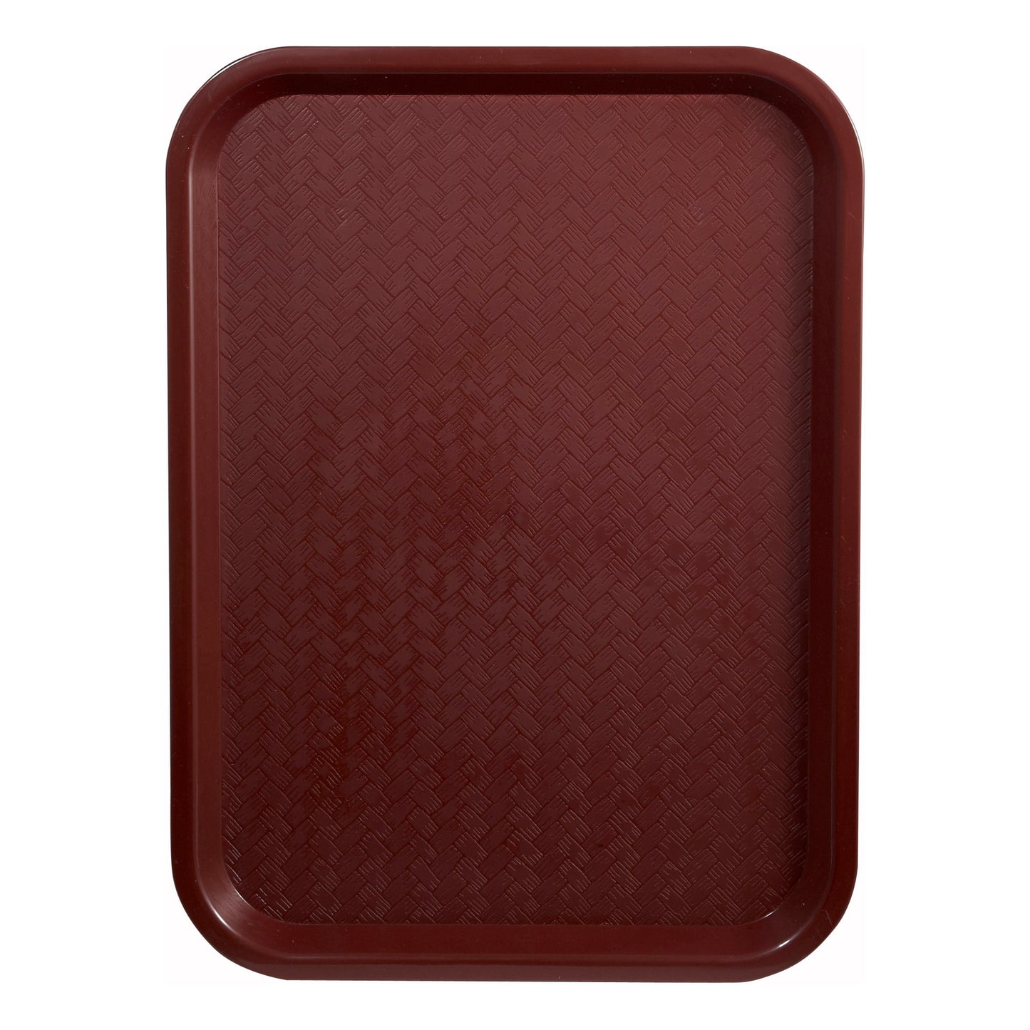 FFT-1418U - High Quality Plastic Cafeteria Tray - 14 x 18, Burgundy