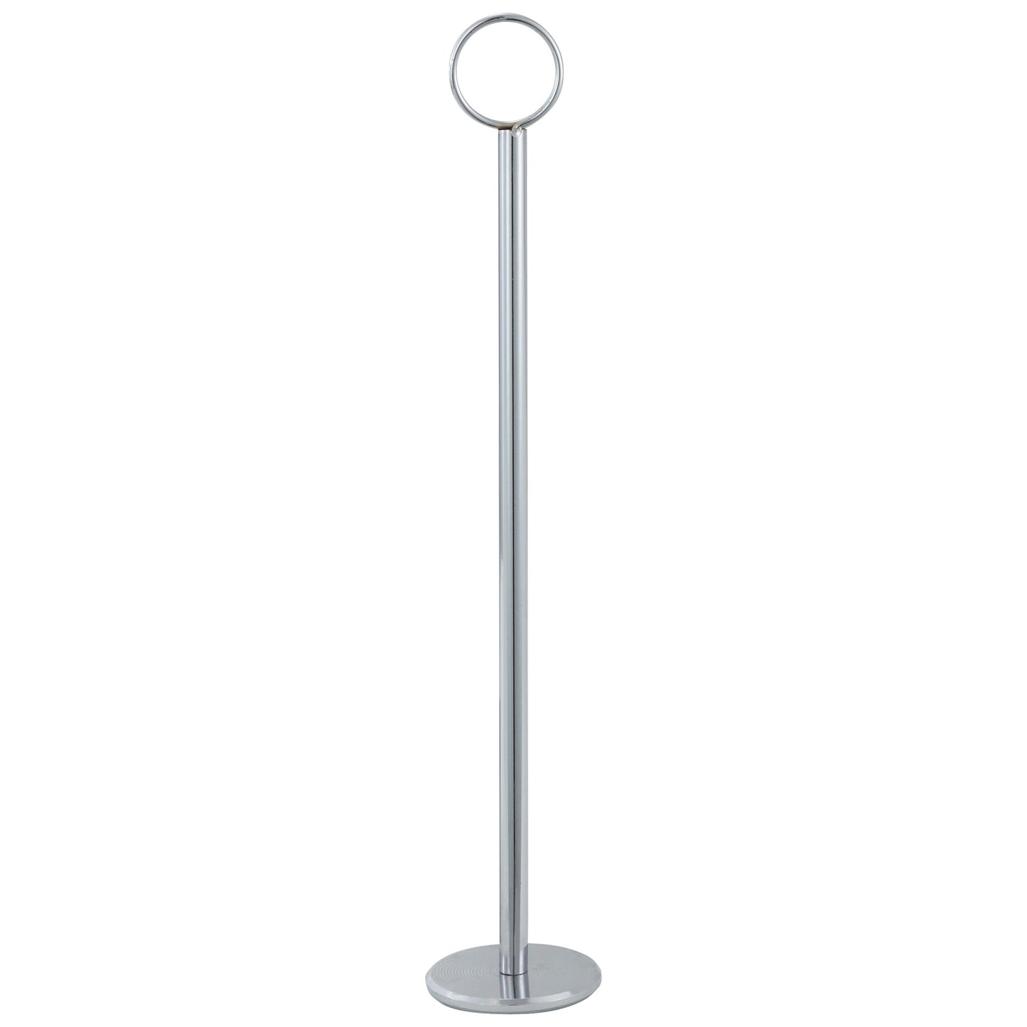 TBH-12 - Table Number Holder, Chrome - 12"