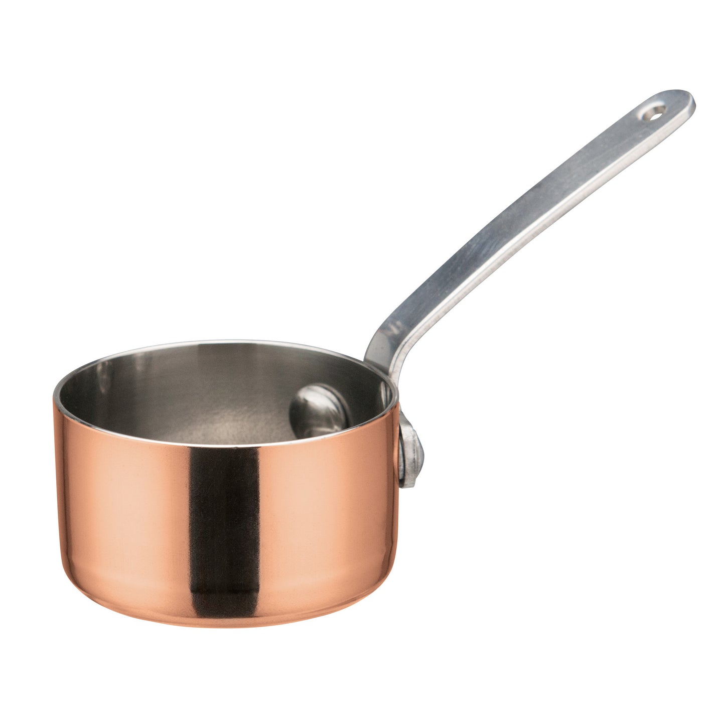 DCWA-201C - Mini Sauce Pan, Copper-Plated - 2"