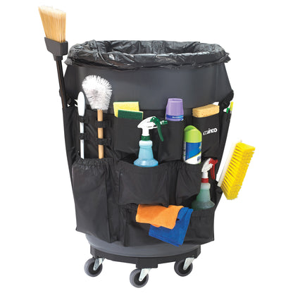 Container Caddy Bag, Nylon, for 32 or 44 Gallon Trash Can