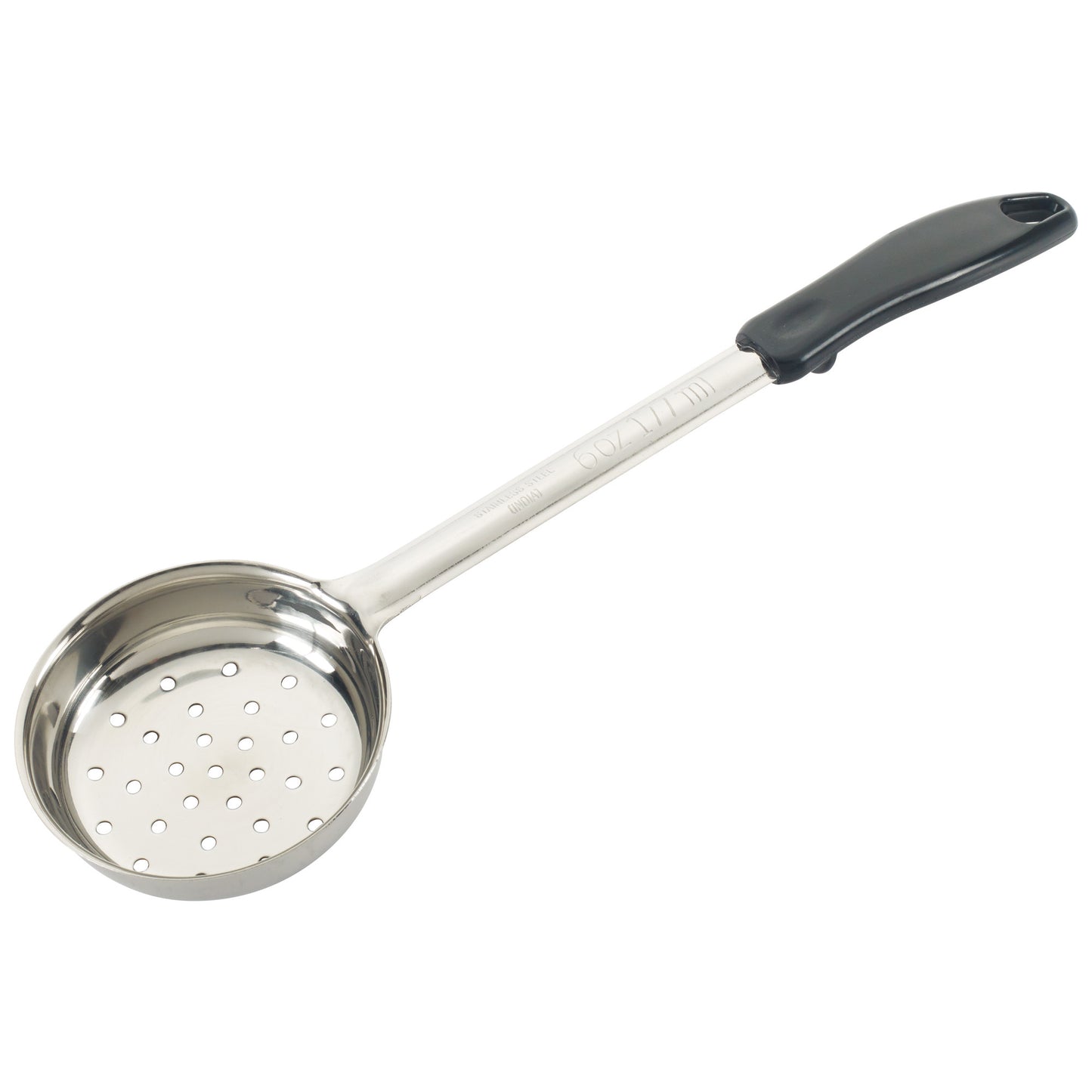 FPP-6 - 6oz Perf Food Portioner, One-piece, Black, S/S