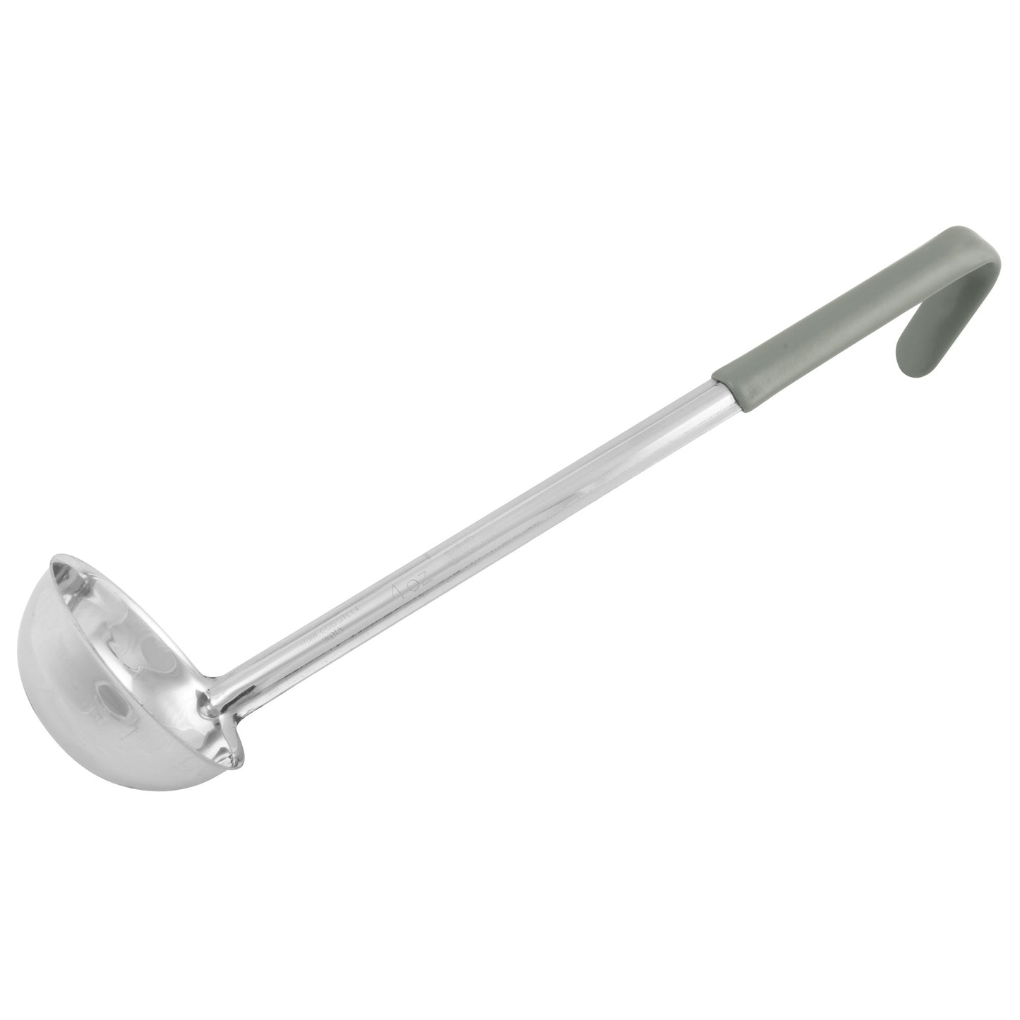 LDCN-4 - Winco Prime One-piece S/S 4oz Ladle, Gray, NSF