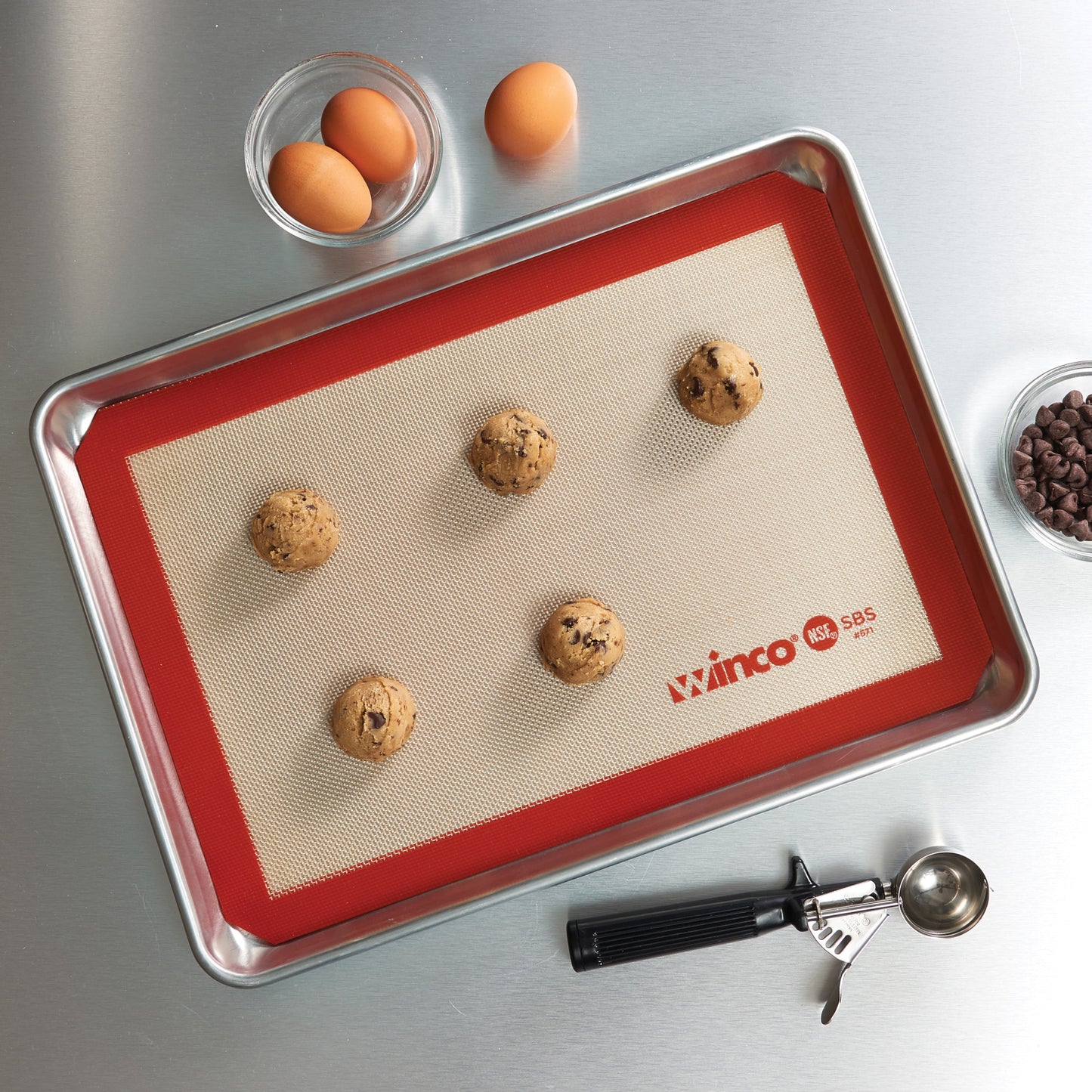 SBS-16 - Silicone Baking Mat - Half (1/2)