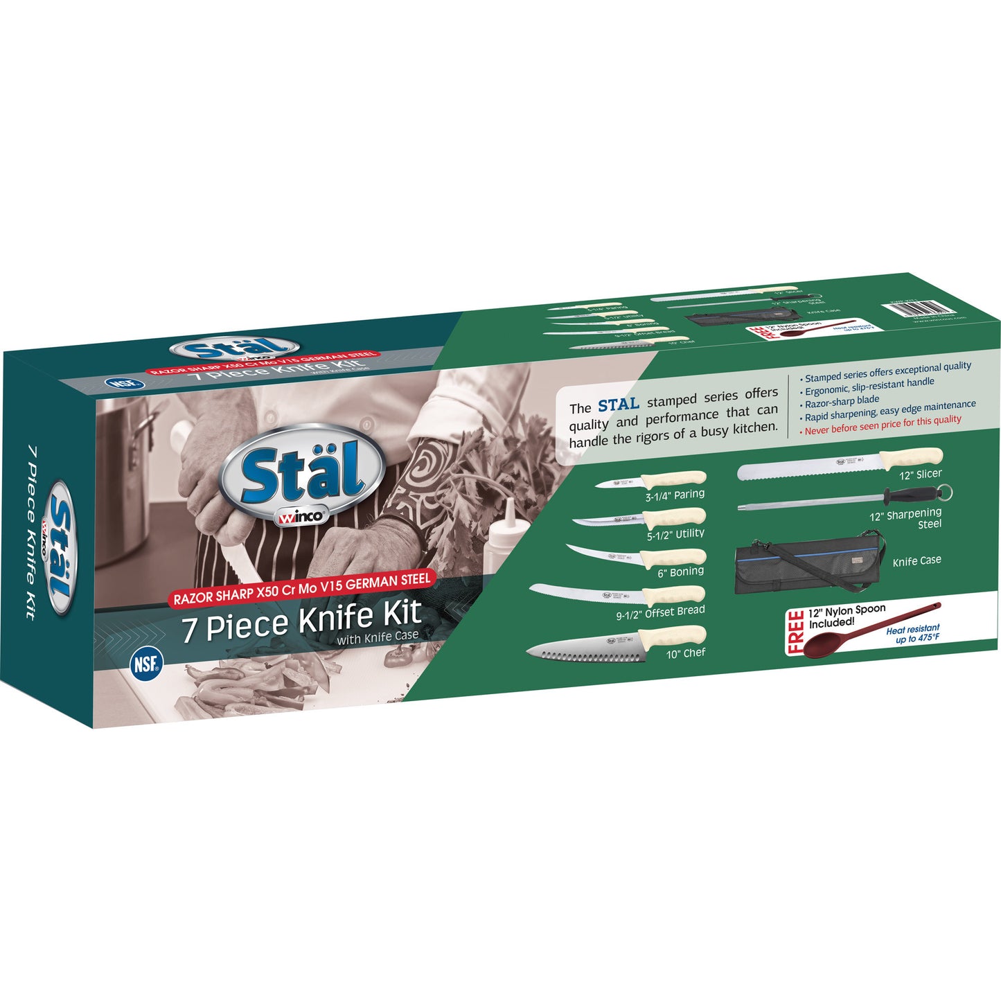 KWP-KIT1 - Stäl 7-Piece Cutlery Set