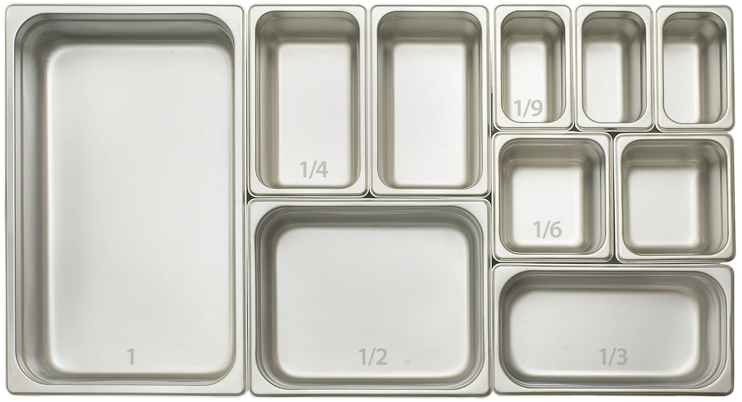 SPJL-206 - Anti-Jam Steam Pan, 25 Gauge Stainless Steel
