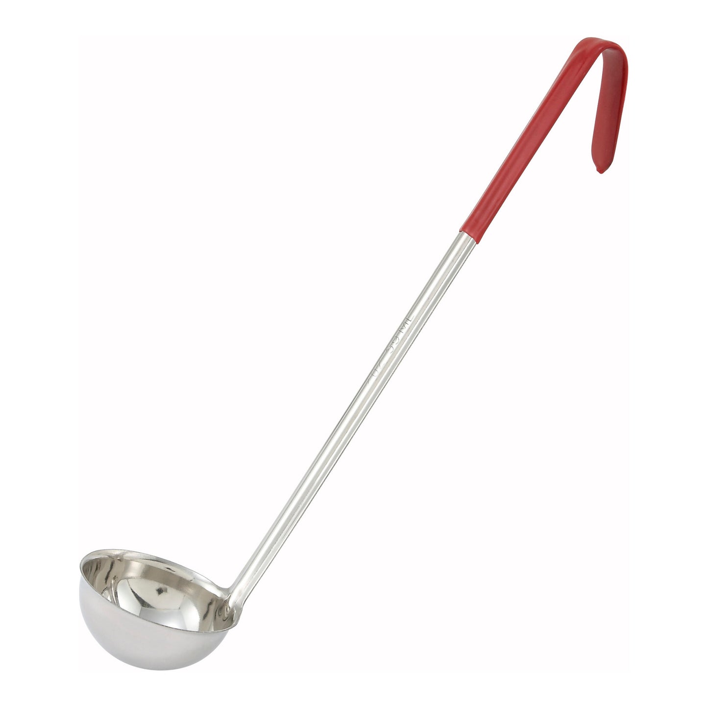 LDC-2 - 2oz, Ladle, One-piece, Red, S/S