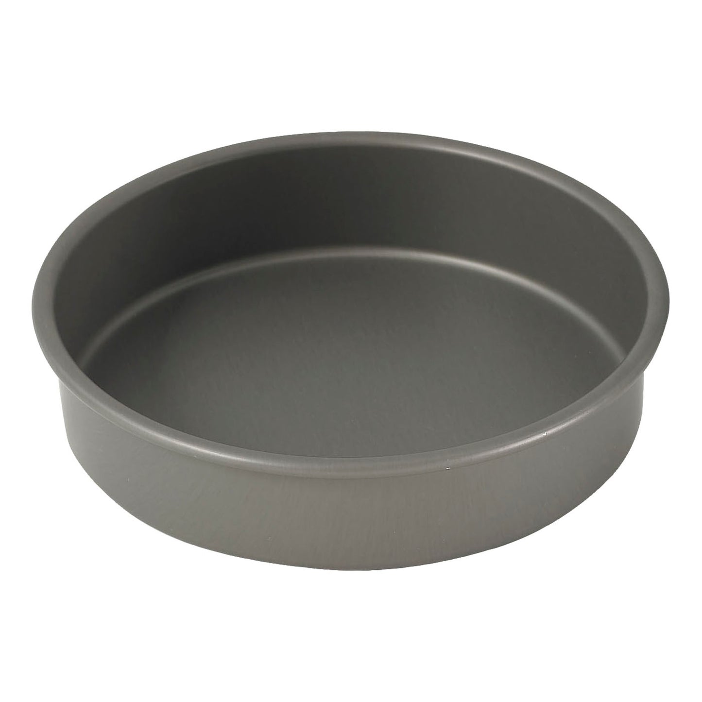 HAC-082 - Round Cake Pan, Anodized Aluminum, 2"H - 8"