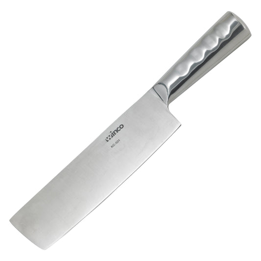 Chinese Cleaver with Stainless Steel Handle, 8" x 2-1/4" Blade