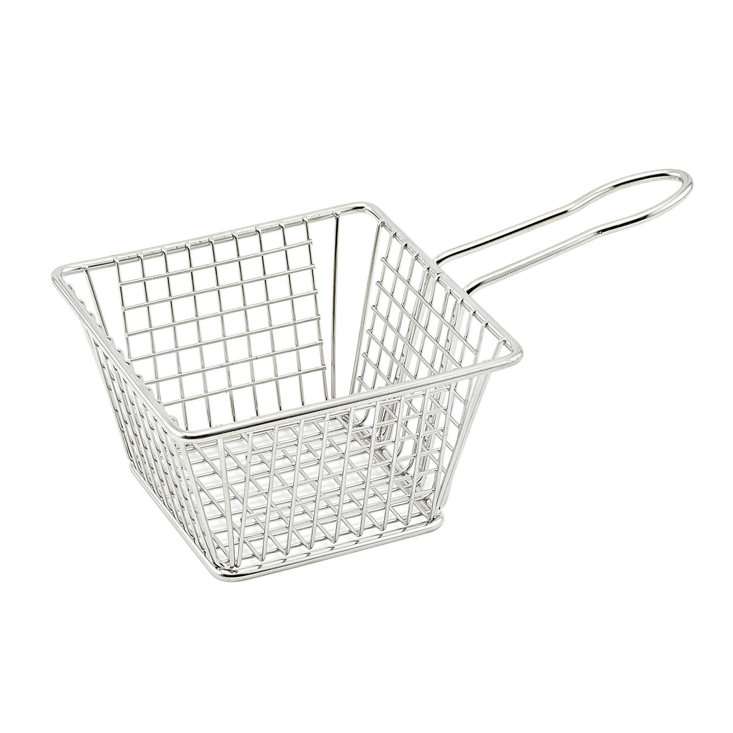 FBM-554S - Mini Serving Basket - Square, 5"L x 5"W x 4"H