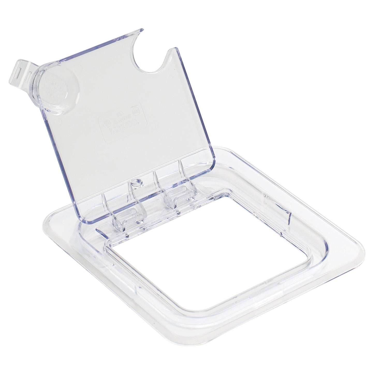 Polycarbonate Food Pan Cover, Hinged - Sixth (1/6)