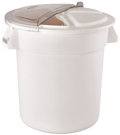 Polyethylene White Containers, NSF Listed - 10 Gallon