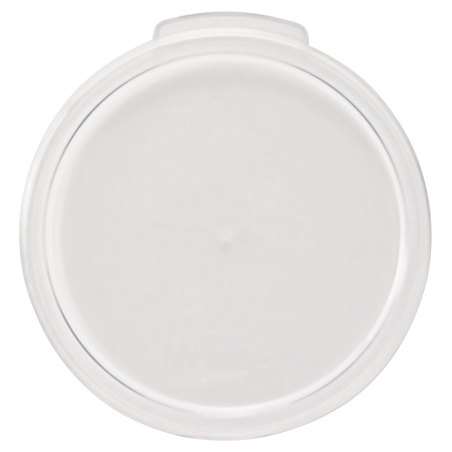 PCRC-24C - Round Storage Container Cover, Clear Polycarbonate - 2 | 4 Quart