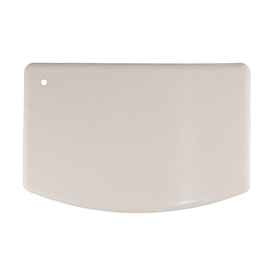 Bar Maid White Plastic Bowl Scraper - 250 Pieces/Pack