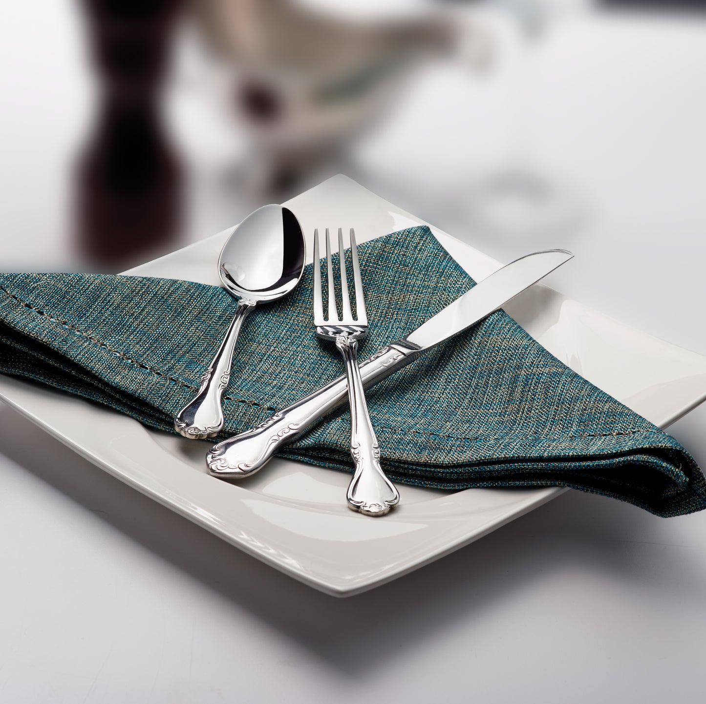 0039-05 - Chantelle Dinner Fork, 18/8 Extra Heavyweight