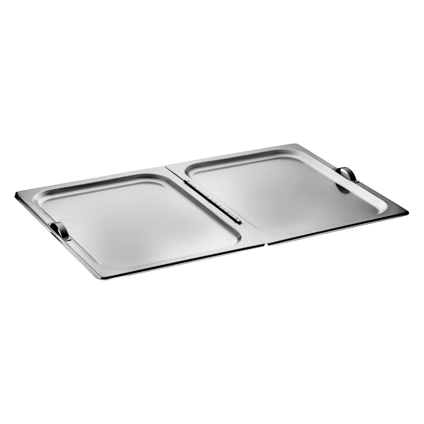 C-HFC1 - Stainless Steel Full-Size Hinged Flat Cover with Dual Handles