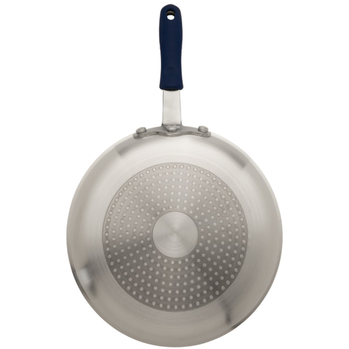 AFPI-12H - Induction Ready Aluminum Fry Pan, Stainless Steel Bottom, Natural Finish - 12" Dia