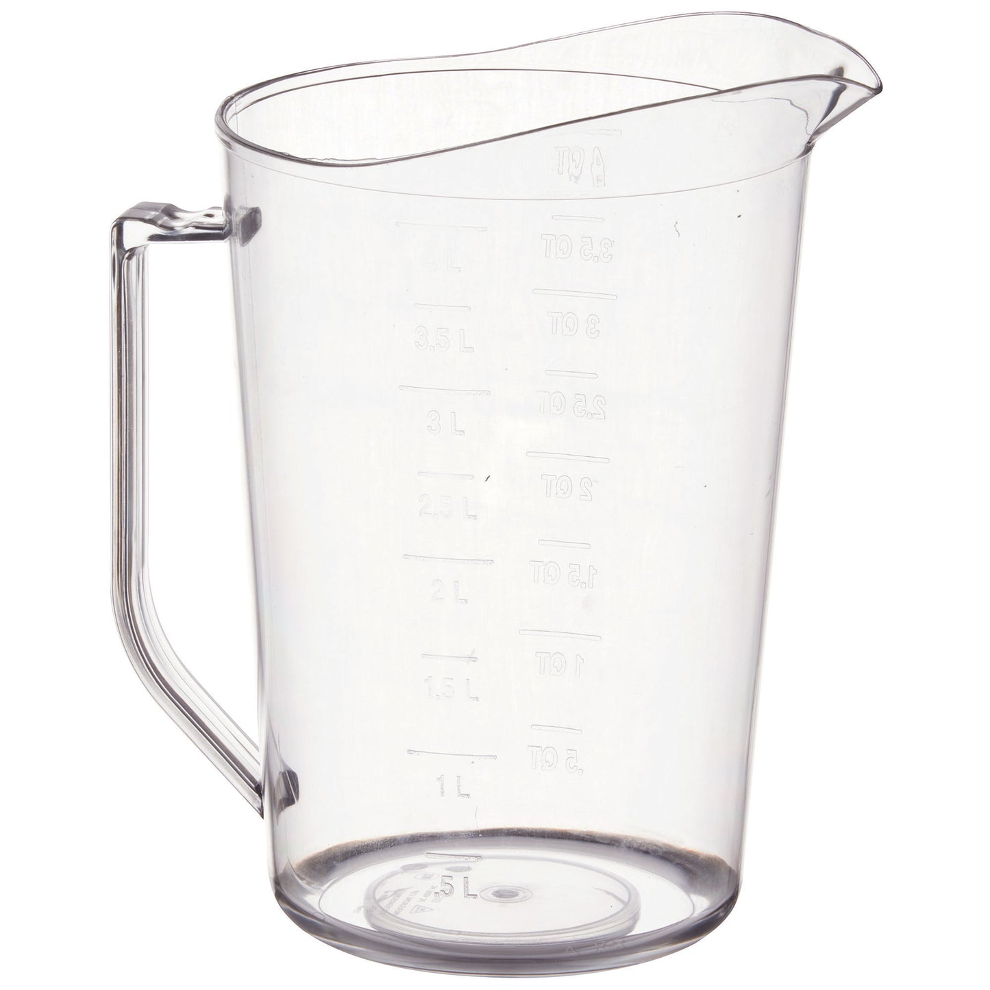 PMU-400 - Polycarbonate Measuring Cup - 4 Quart