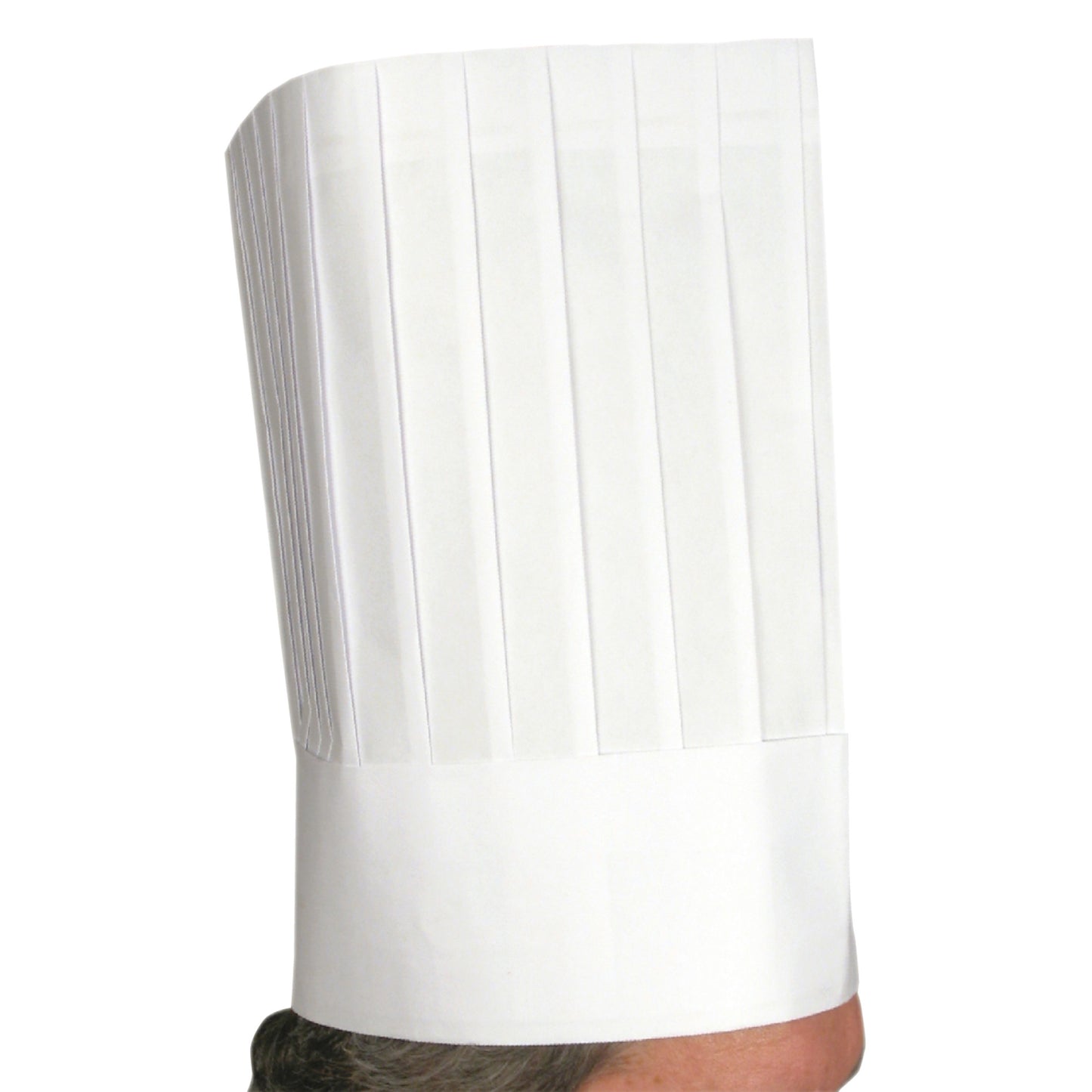 DCH-12 - Disposable Chef Hats, 12", 10pcs/bag