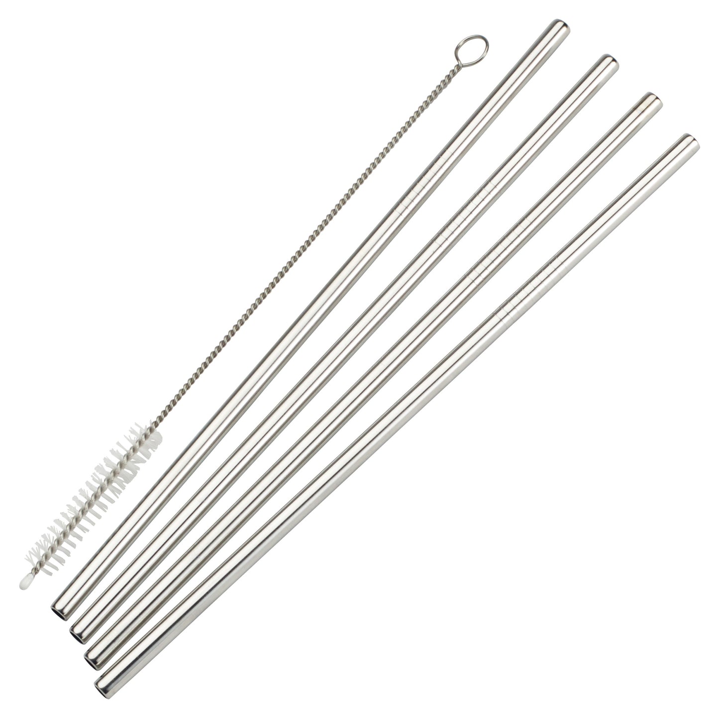 SSTW-8S - Drinking Straws, 18/8 Stainless Steel - Straight