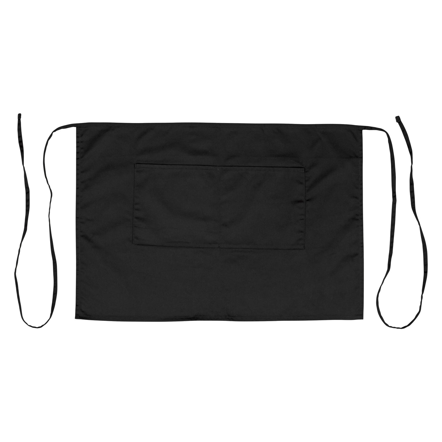 WA-2819K - Bistro Half Length Apron - Black