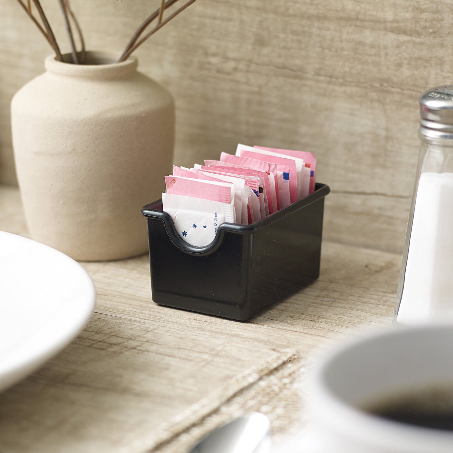 PPH-1K - Sugar Packet Holder, Plastic - Black