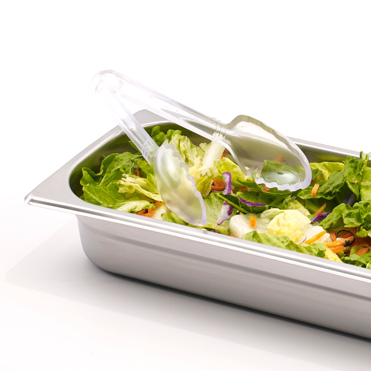 CVST-6C - Curv Serving Tongs - 6", Clear