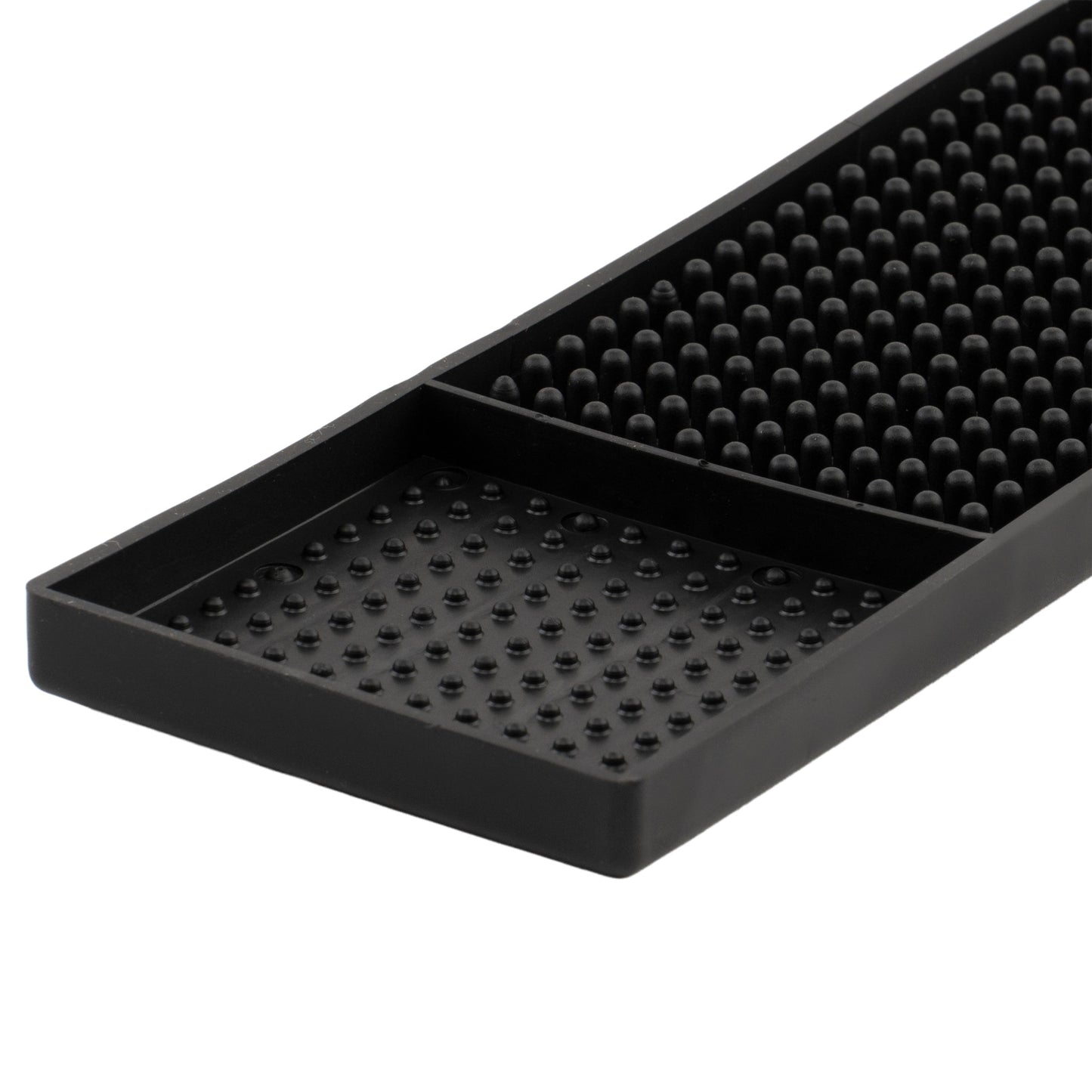 BM-327K - Bar Rail Spill Mat, 27" x 3-1/4" - Black