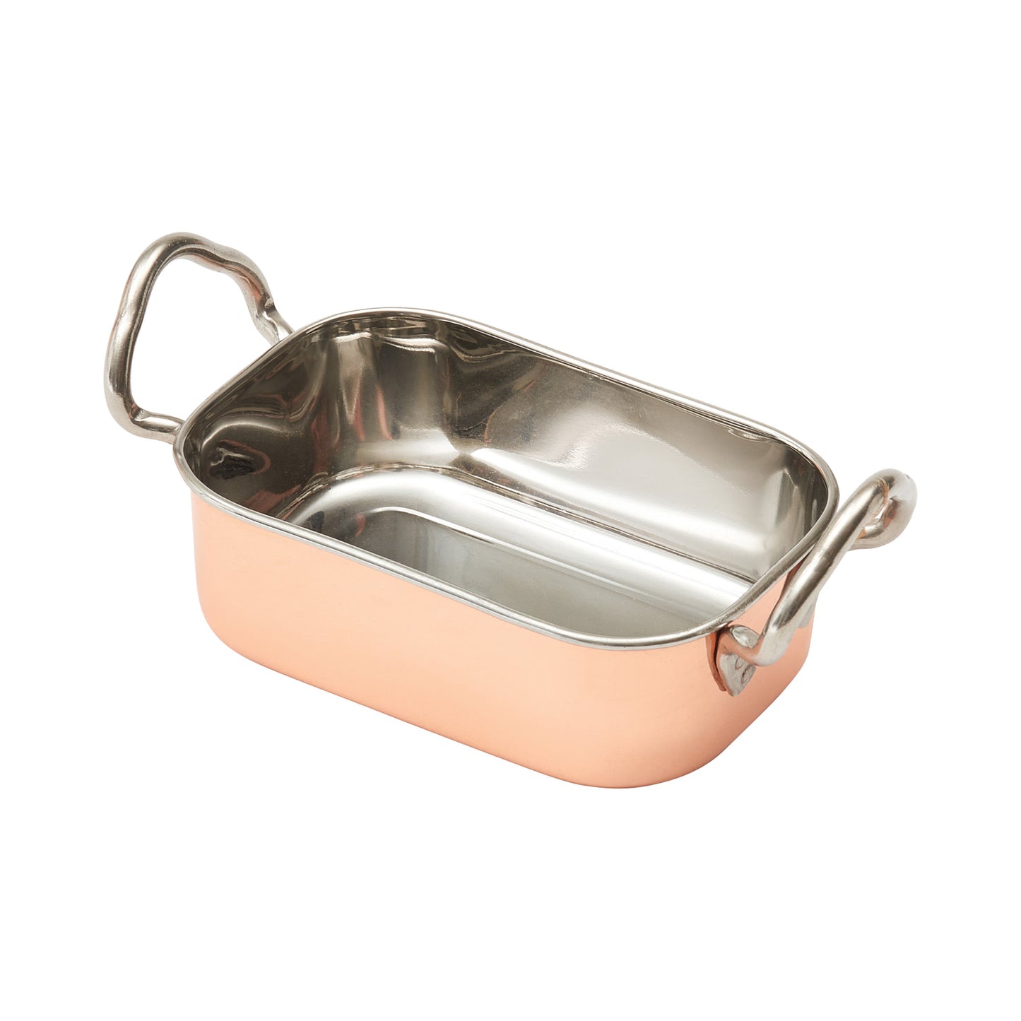 DDSB-203C - Mini Roasting Pan, Copper-Plated - 5" x 3-3/8"