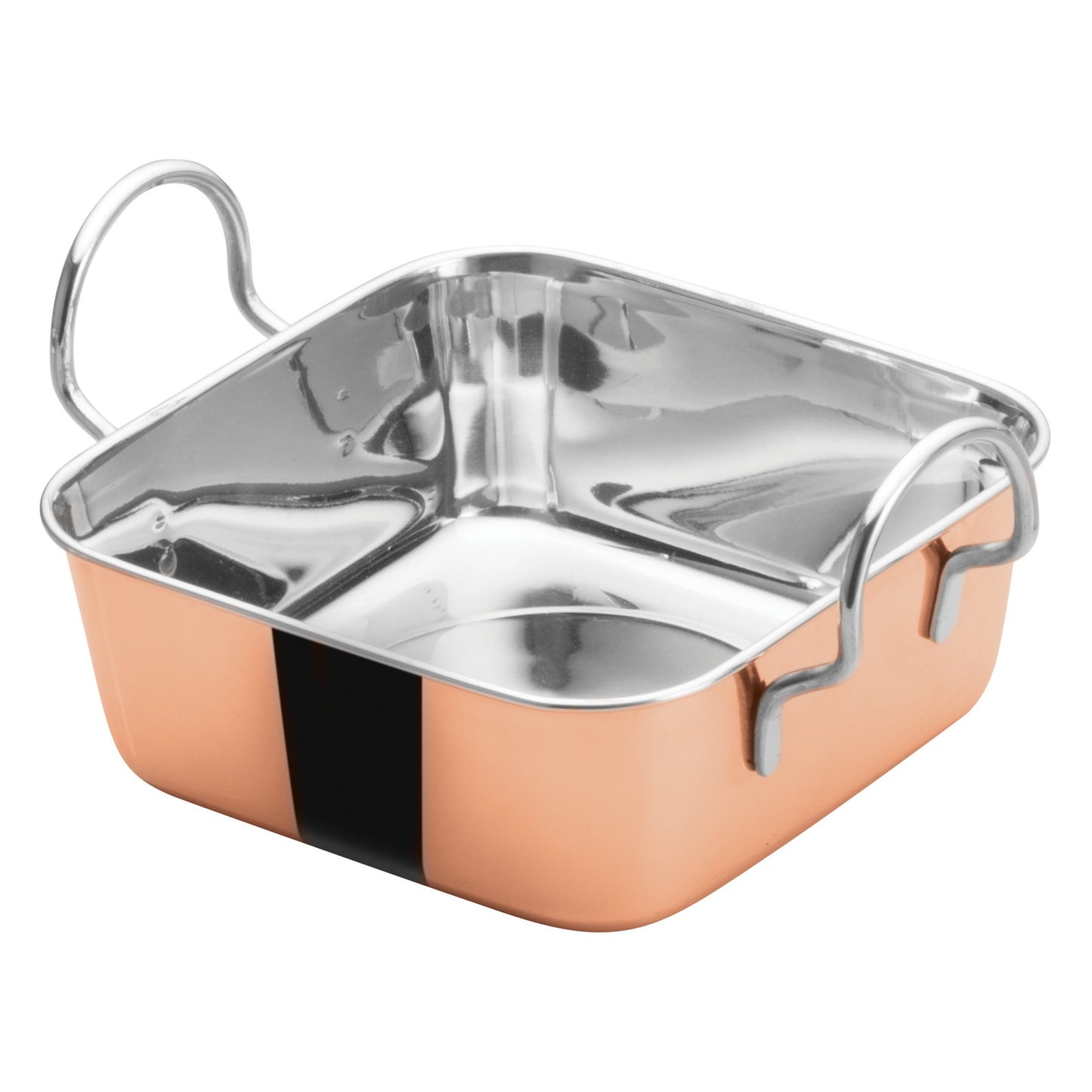 Mini Roasting Pan, Copper-Plated - 4-1/2" Square