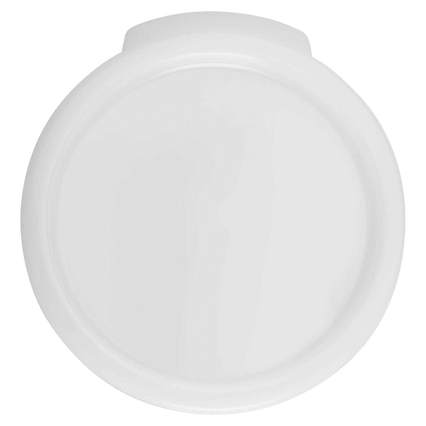 PPRC-68C - Cover for Round Storage Container, White, Polypropylene - 6 | 8 Quart