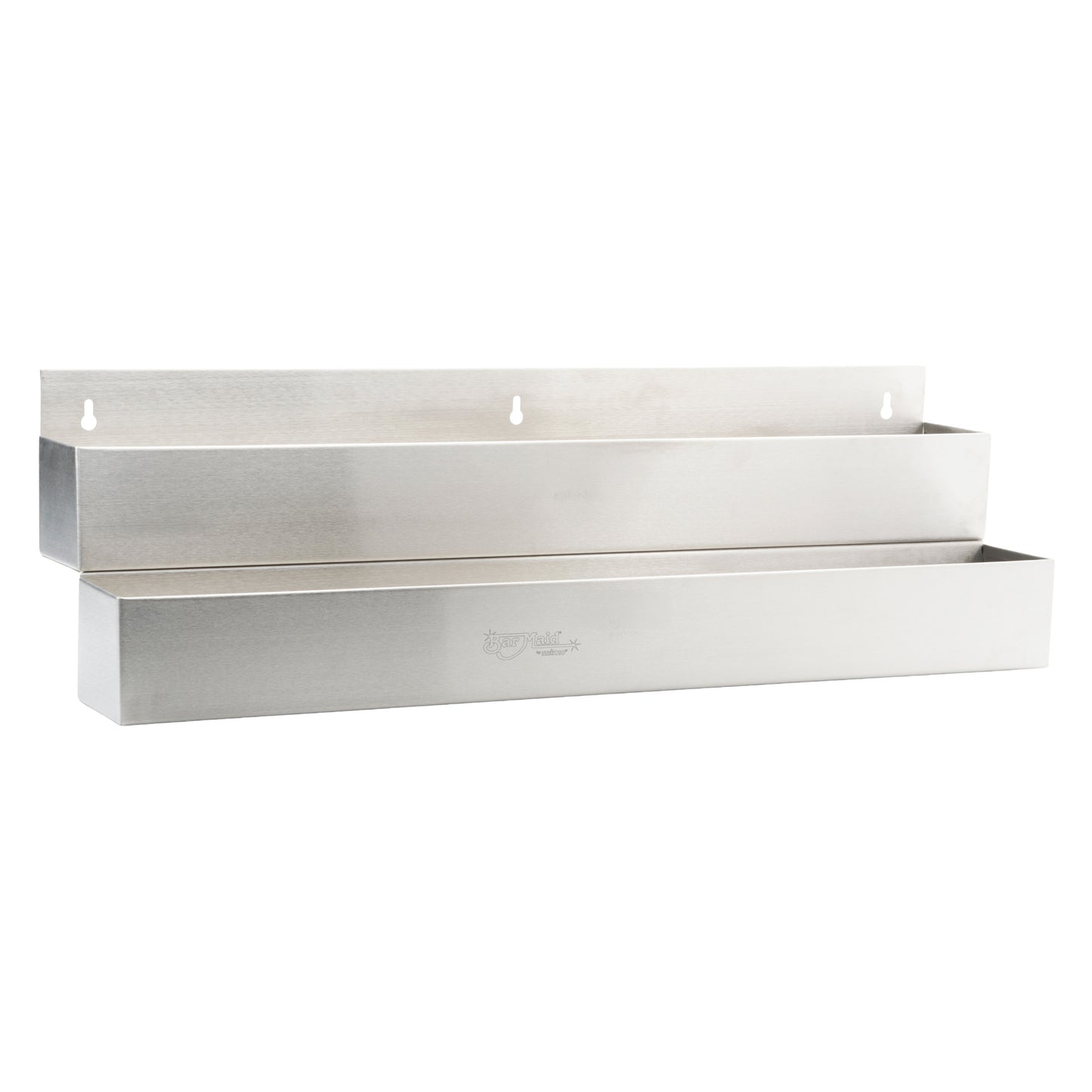 SPR-32D - Bar Maid Double Bar Speed Rail, Stainless Steel - 32"