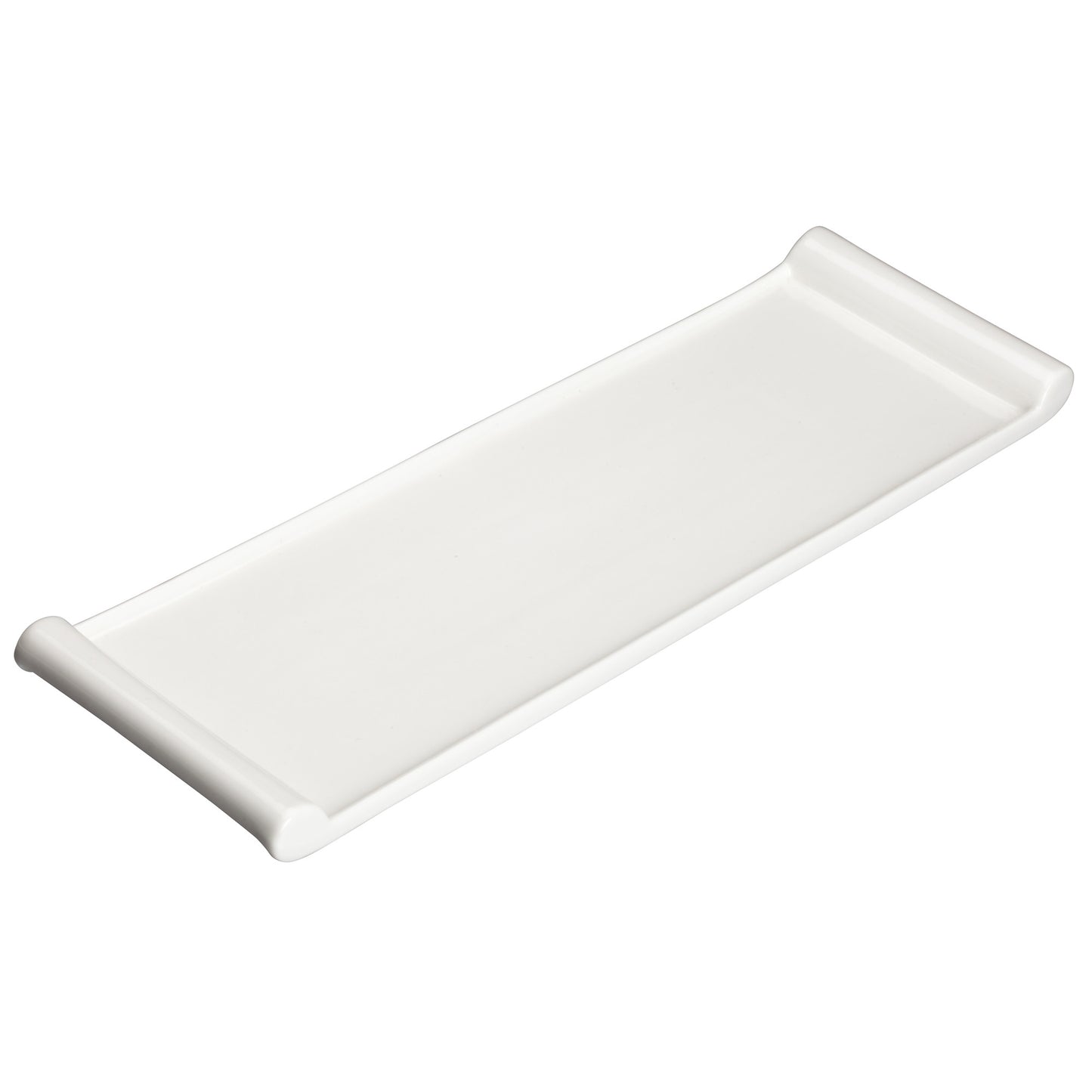 WDP017-117 - 16-1/4" x 5" Porcelain Rectangular Platter, Bright White, 12 pcs/case