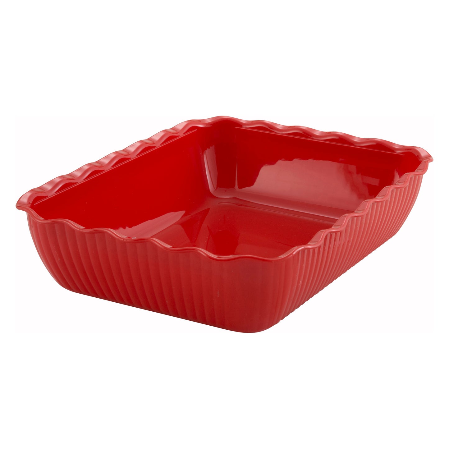 CRK-13R - Deli Crock - 13 x 10 x 3, Red