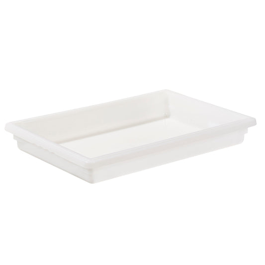 Food Storage Box, White Polypropylene - Full, 3"