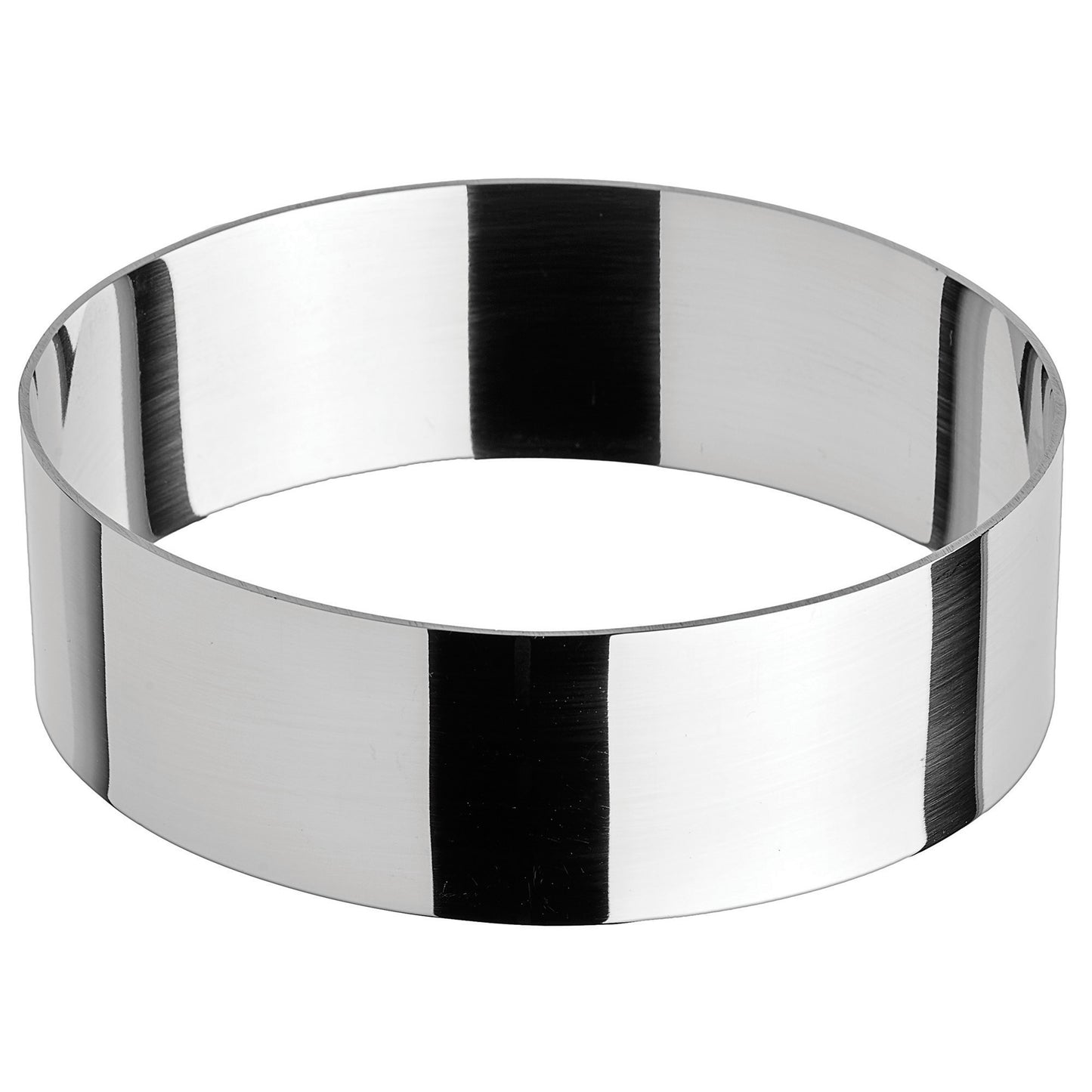 SPM-41O - Stainless Steel Pastry Mold - Oval, 4"