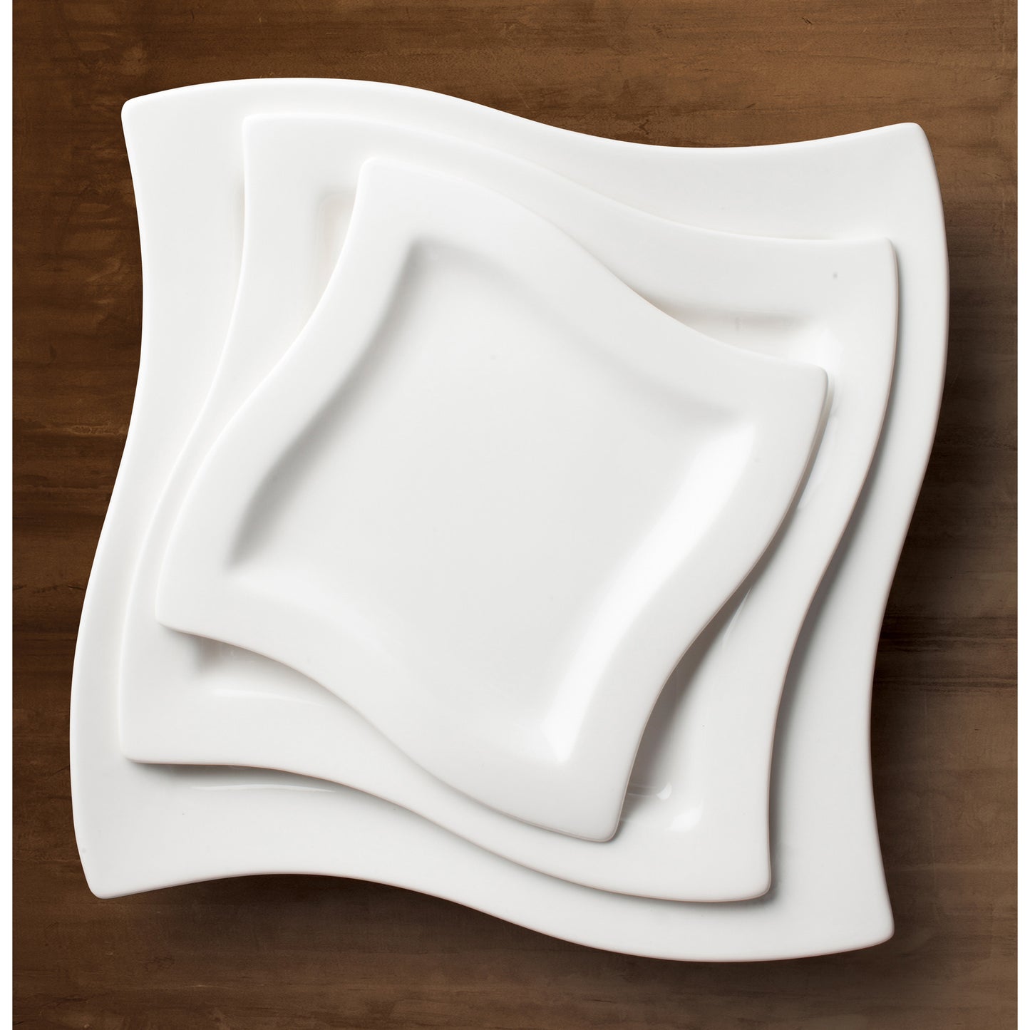 WDP011-101 - 6"Sq Porcelain Square Plate, Bright White, 36 pcs/case