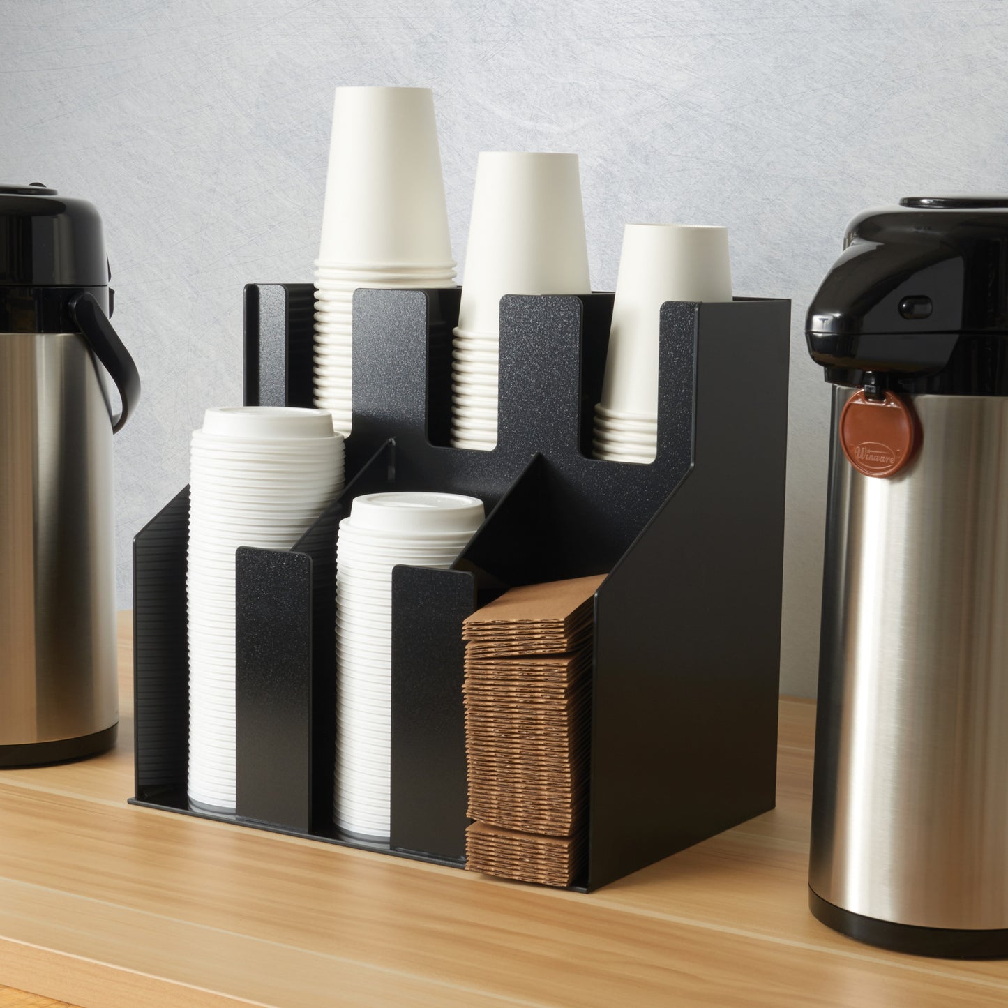 CLO-3D - Cup and Lid Organizer, 6 Compartments