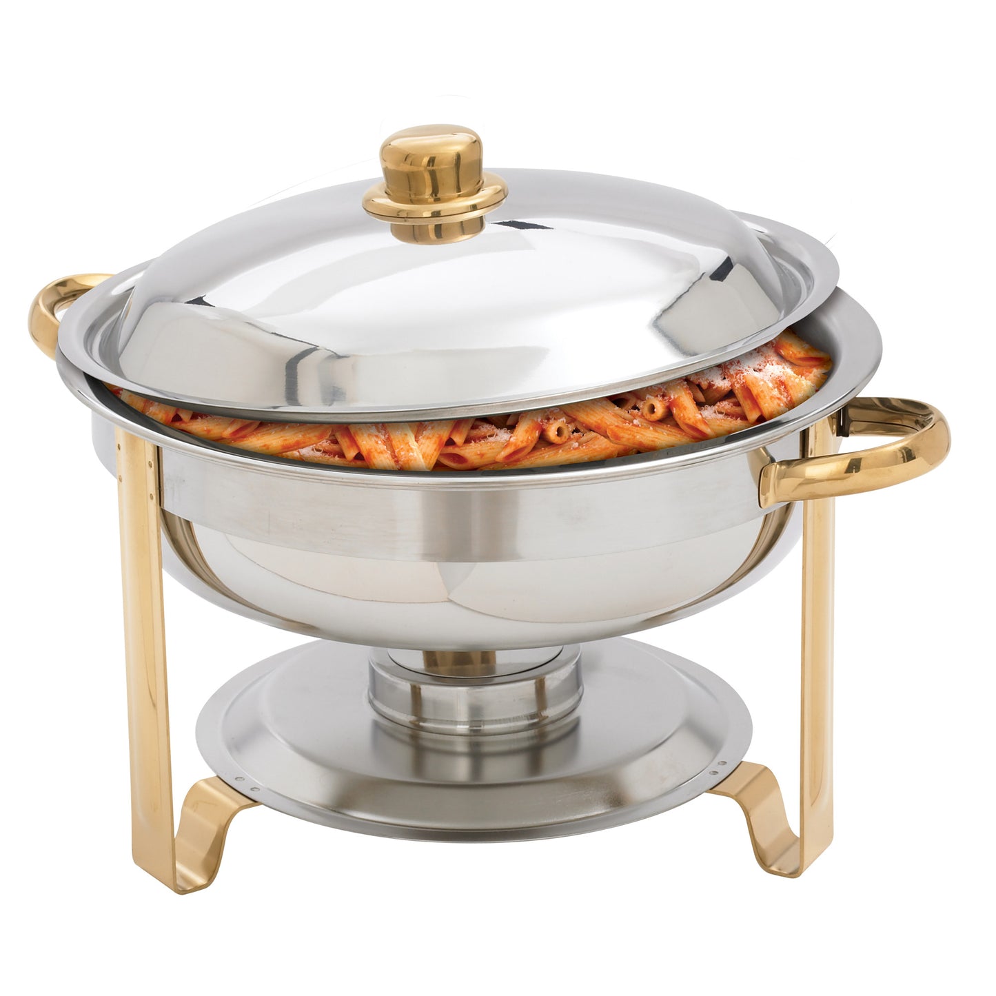 203 - Malibu Collection 4 Quart Round Chafer, Medium Weight