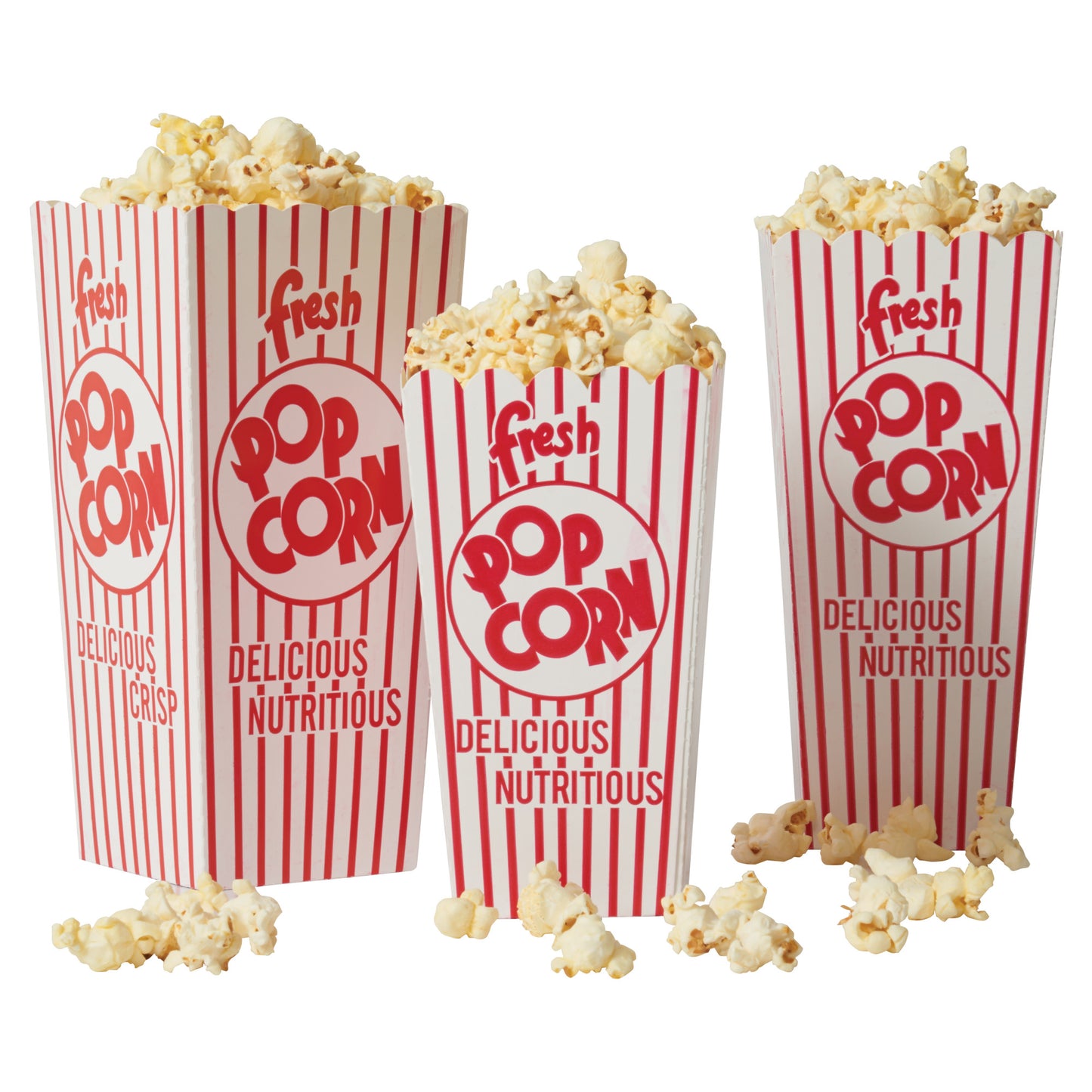 41044CS - BenchmarkUSA Popcorn Scoop Boxes - 0.75 oz, 500 pieces/case