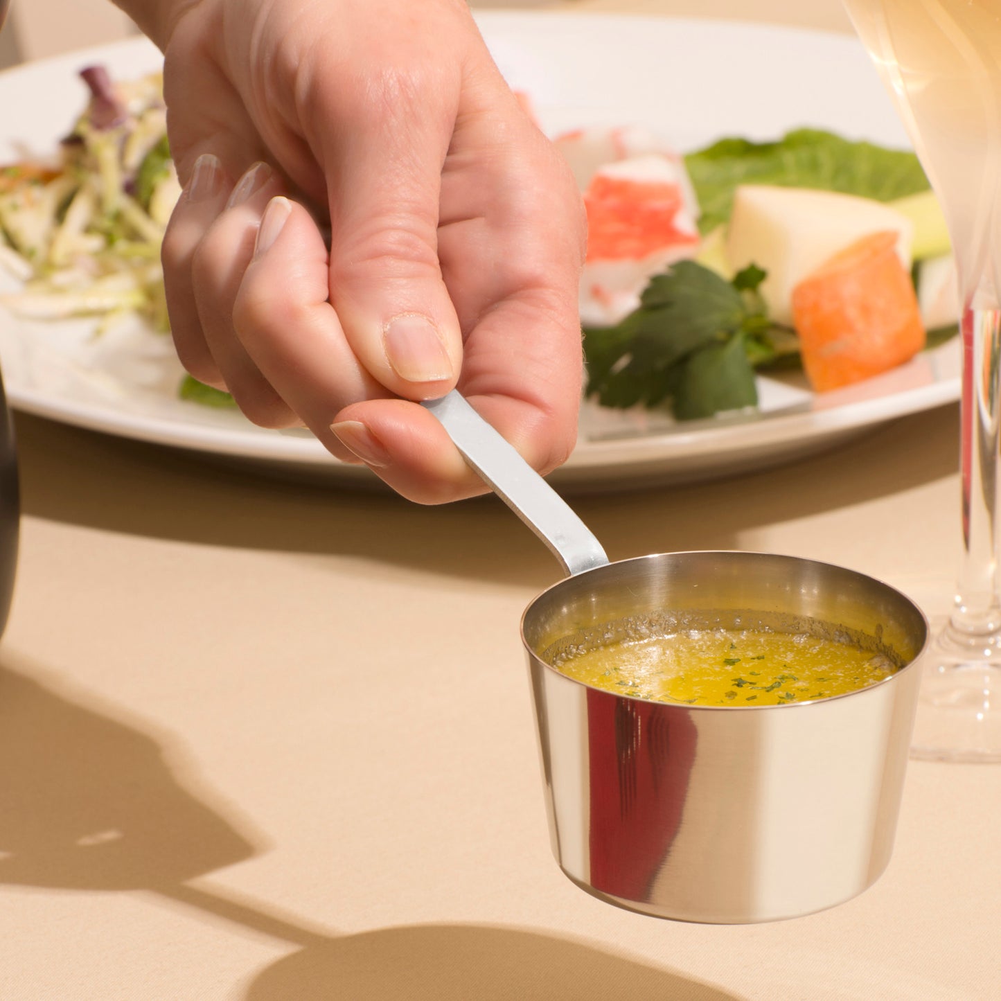 DCWB-101S - Mini Tapered Sauce Pan, Stainless Steel - 2-3/4"