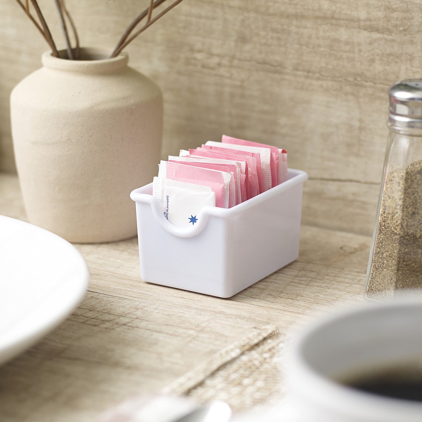 PPH-1W - Sugar Packet Holder, Plastic - White