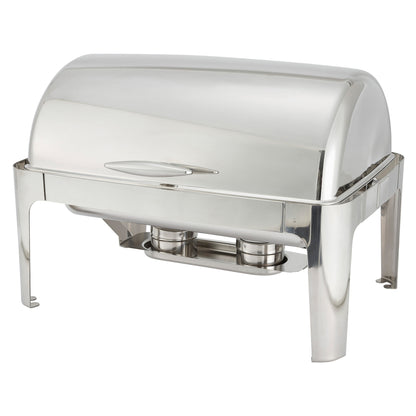Madison Collection 8 Quart Full-Size Roll-Top Chafer, Heavyweight