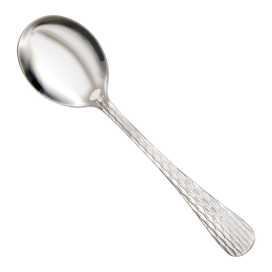 Caspian Bouillon Spoon, 18/2 Medium Weight