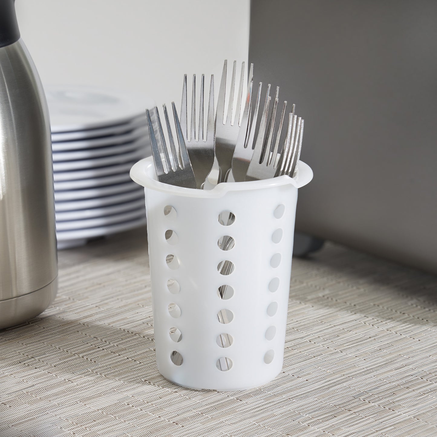 FC-PL - Perforated Plastic Flatware Cylinder for FC-4H & FC-6H