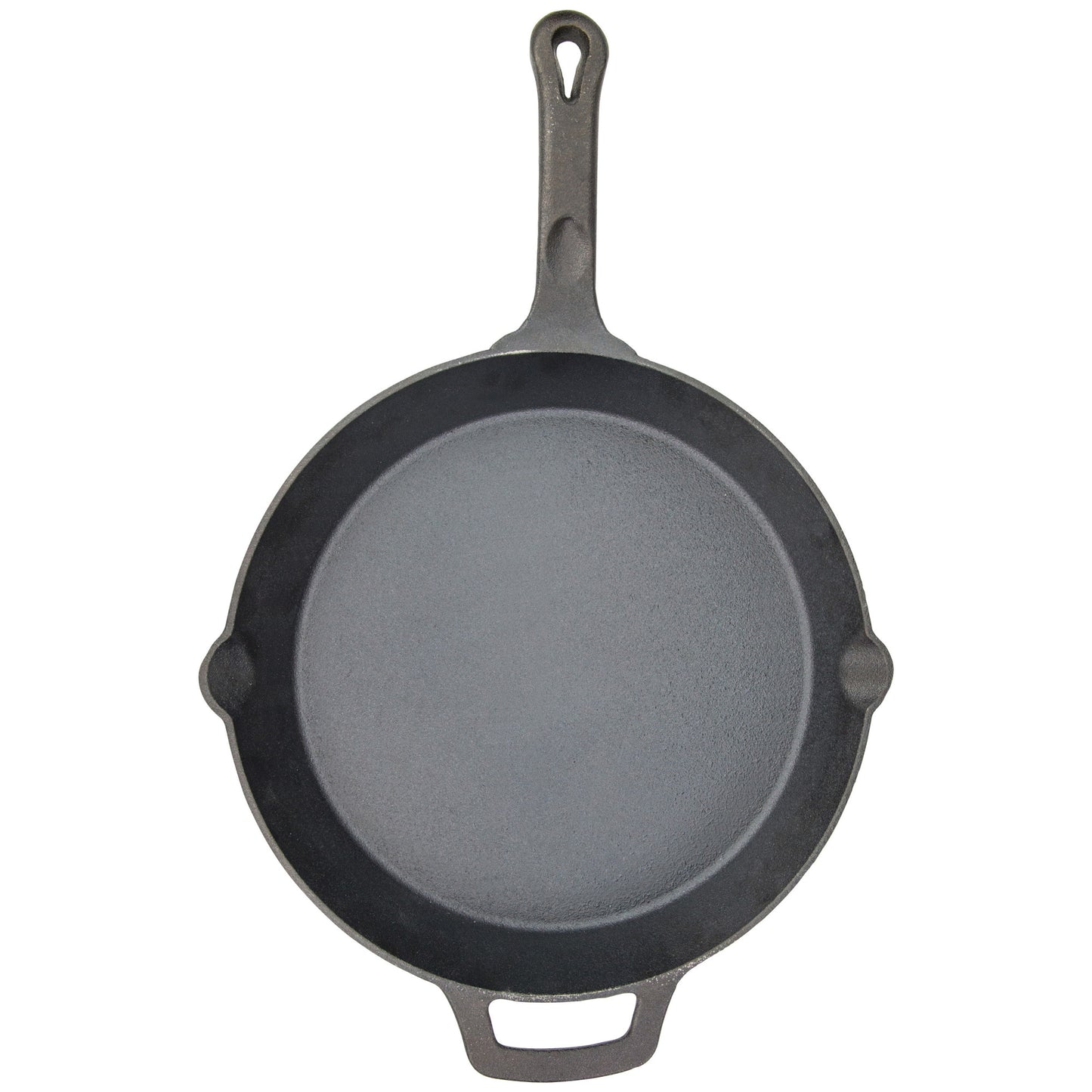 CAST-12 - 12" FireIron Cast Iron Skillet with Helper Handle