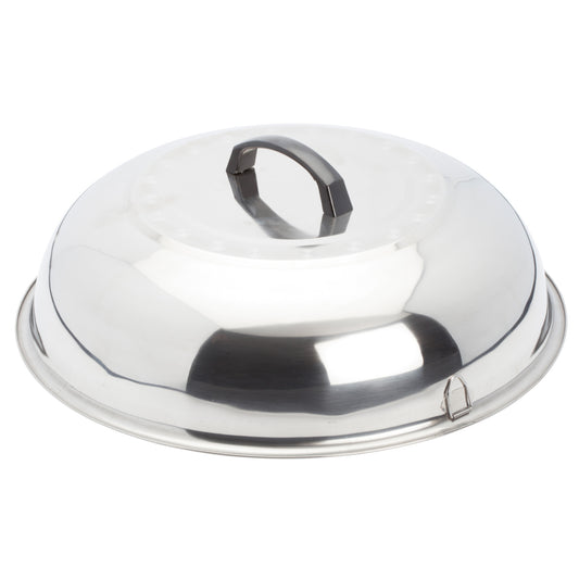 Stainless Steel Wok Cover - 15-3/8"