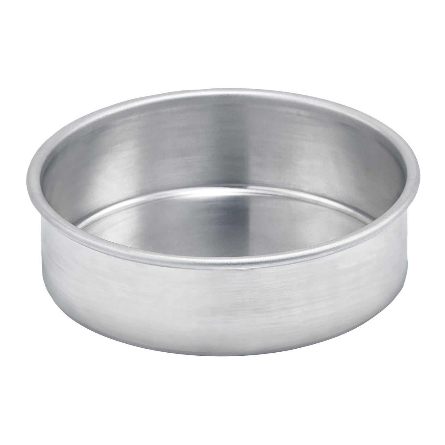 ACP-062 - Round Layer Cake Pan, Aluminum - 6" Dia x 2" H