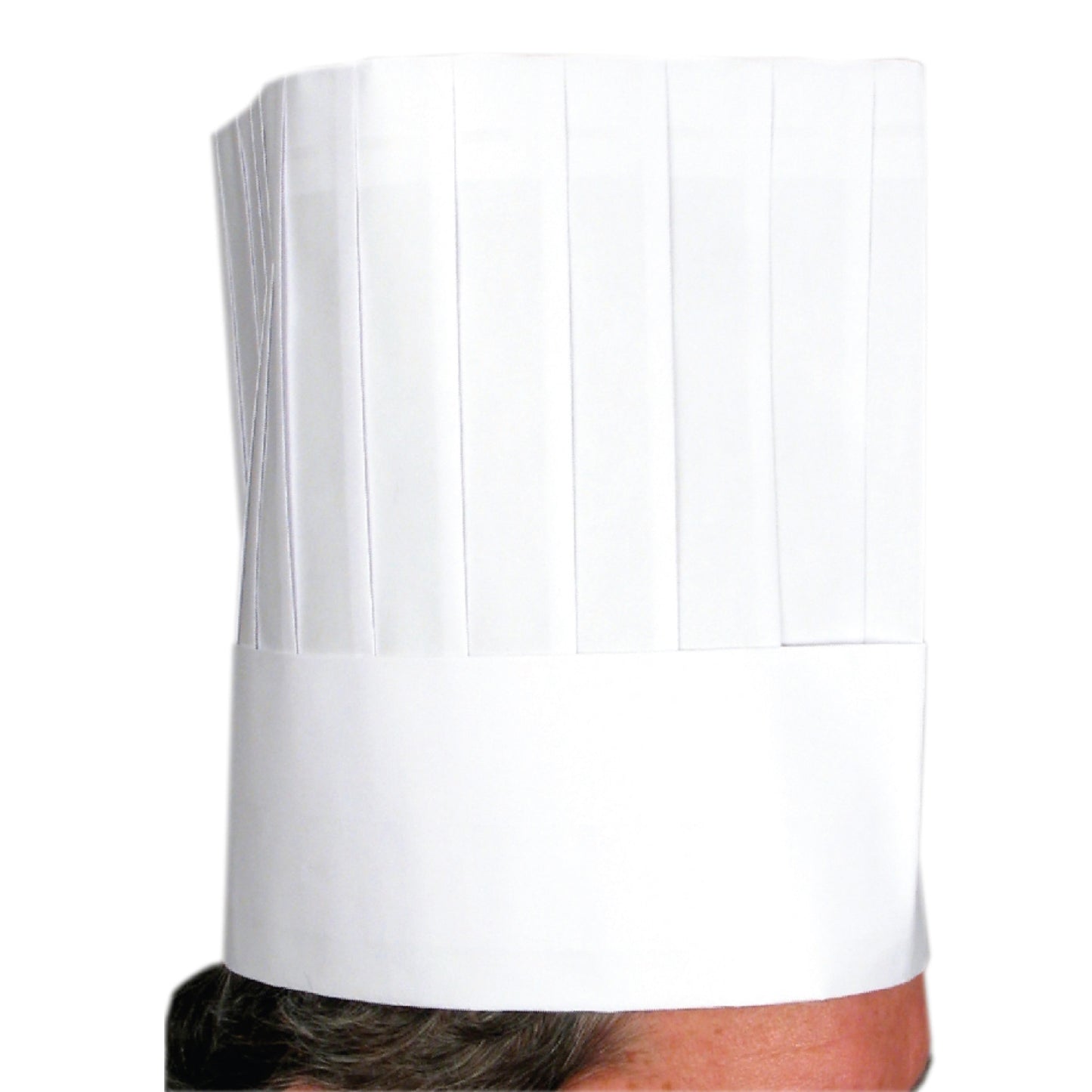 DCH-9 - Disposable Chef Hats, 9", 10pcs/bag